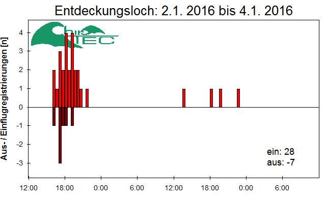 [Fledermaus] Lichtschranke: Segeberger Kalkberg (NABU Schleswig-Holstein)