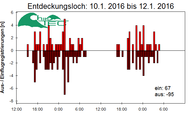[Fledermaus] Lichtschranke: Segeberger Kalkberg (NABU Schleswig-Holstein)