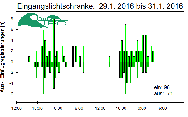 [Fledermaus] Lichtschranke: Segeberger Kalkberg (NABU Schleswig-Holstein)