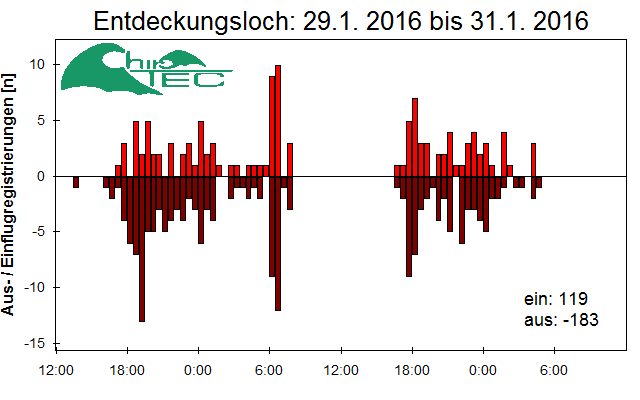 [Fledermaus] Lichtschranke: Segeberger Kalkberg (NABU Schleswig-Holstein)