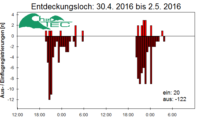 [Fledermaus] Lichtschranke: Segeberger Kalkberg (NABU Schleswig-Holstein)