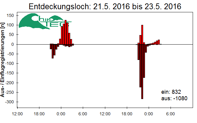 [Fledermaus] Lichtschranke: Segeberger Kalkberg (NABU Schleswig-Holstein)