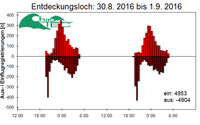 [Fledermaus] Lichtschranke: Segeberger Kalkberg (NABU Schleswig-Holstein)