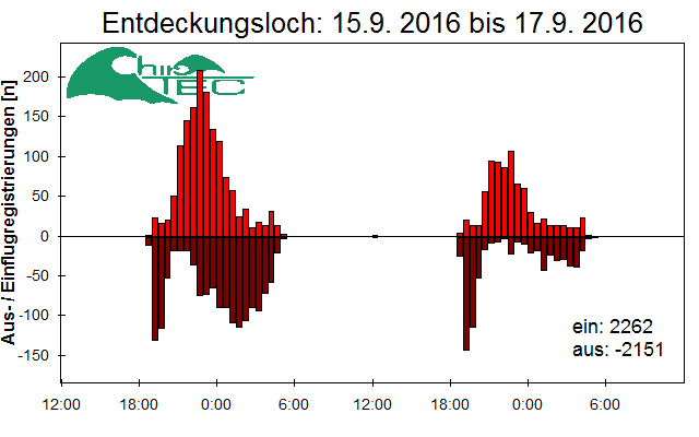 [Fledermaus] Lichtschranke: Segeberger Kalkberg (NABU Schleswig-Holstein)