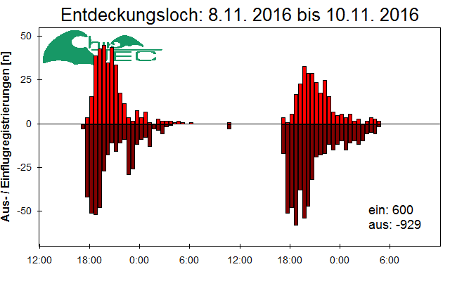 [Fledermaus] Lichtschranke: Segeberger Kalkberg (NABU Schleswig-Holstein)