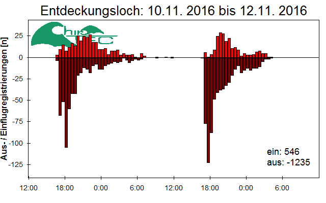 [Fledermaus] Lichtschranke: Segeberger Kalkberg (NABU Schleswig-Holstein)