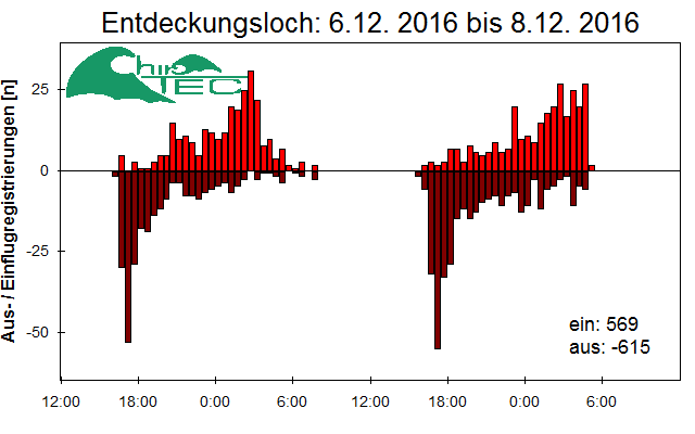 [Fledermaus] Lichtschranke: Segeberger Kalkberg (NABU Schleswig-Holstein)