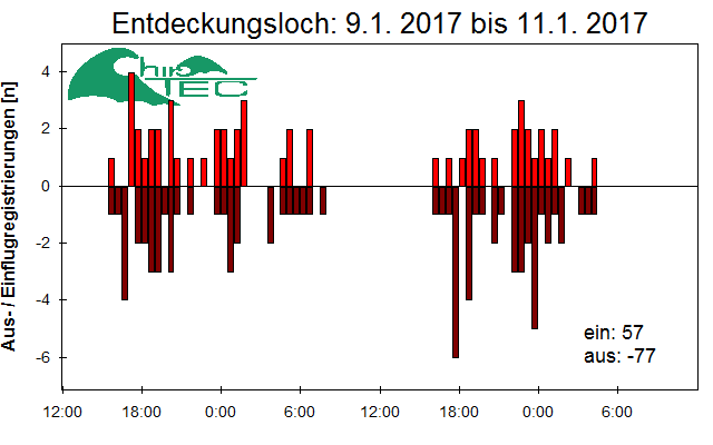 [Fledermaus] Lichtschranke: Segeberger Kalkberg (NABU Schleswig-Holstein)