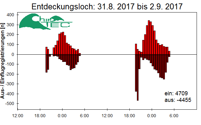 [Fledermaus] Lichtschranke: Segeberger Kalkberg (NABU Schleswig-Holstein)