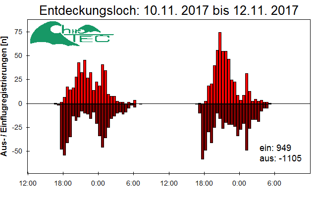 [Fledermaus] Lichtschranke: Segeberger Kalkberg (NABU Schleswig-Holstein)