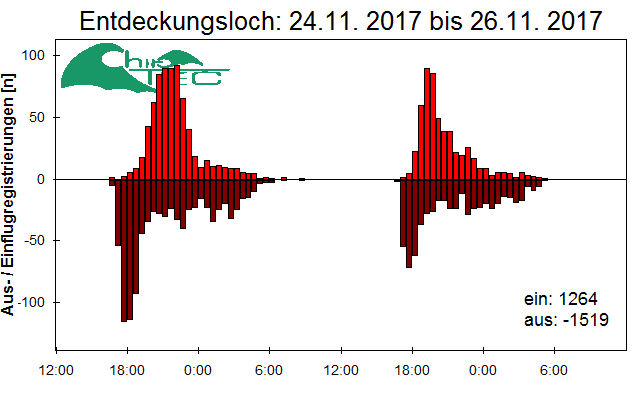 [Fledermaus] Lichtschranke: Segeberger Kalkberg (NABU Schleswig-Holstein)