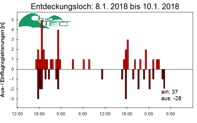[Fledermaus] Lichtschranke: Segeberger Kalkberg (NABU Schleswig-Holstein)