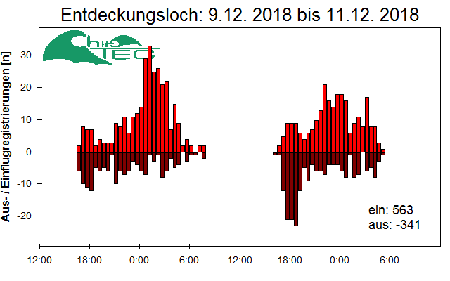 [Fledermaus] Lichtschranke: Segeberger Kalkberg (NABU Schleswig-Holstein)
