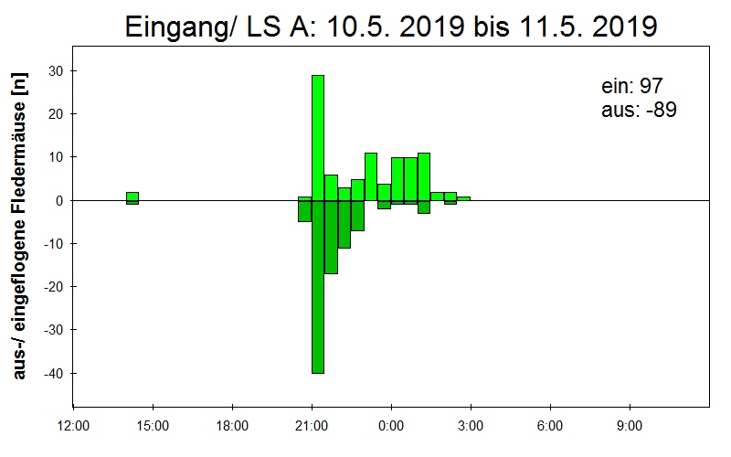 [Fledermaus] Lichtschranke: Segeberger Kalkberg (NABU Schleswig-Holstein)