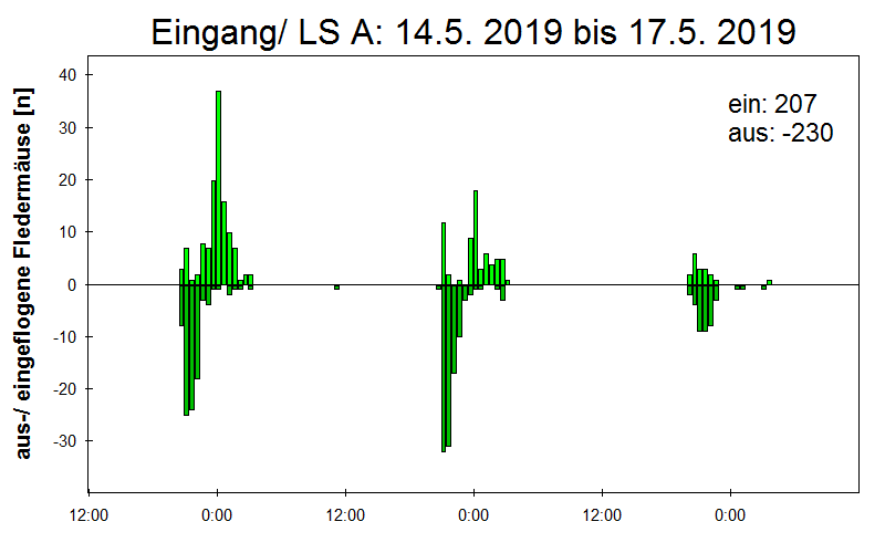 [Fledermaus] Lichtschranke: Segeberger Kalkberg (NABU Schleswig-Holstein)