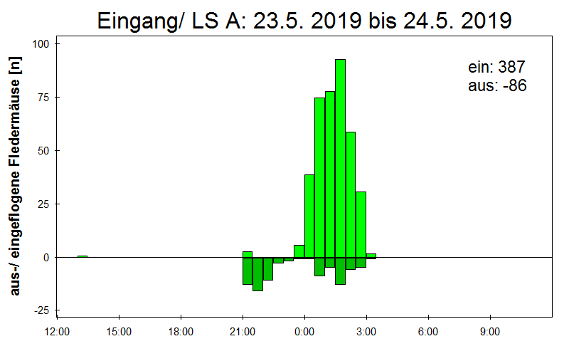 [Fledermaus] Lichtschranke: Segeberger Kalkberg (NABU Schleswig-Holstein)