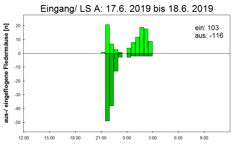 [Fledermaus] Lichtschranke: Segeberger Kalkberg (NABU Schleswig-Holstein)
