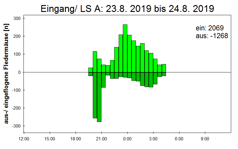 [Fledermaus] Lichtschranke: Segeberger Kalkberg (NABU Schleswig-Holstein)
