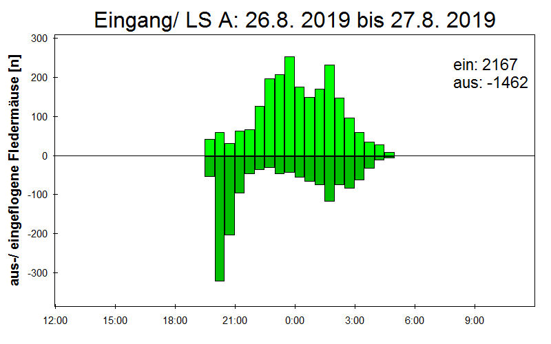 [Fledermaus] Lichtschranke: Segeberger Kalkberg (NABU Schleswig-Holstein)