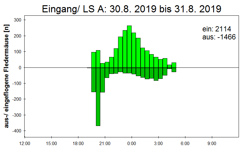 [Fledermaus] Lichtschranke: Segeberger Kalkberg (NABU Schleswig-Holstein)