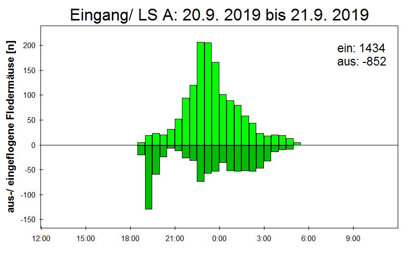 [Fledermaus] Lichtschranke: Segeberger Kalkberg (NABU Schleswig-Holstein)