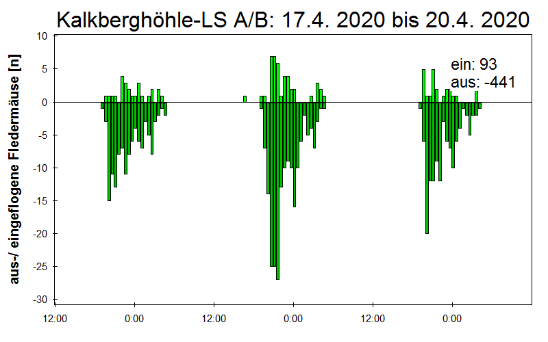 [Fledermaus] Lichtschranke: Segeberger Kalkberg (NABU Schleswig-Holstein)