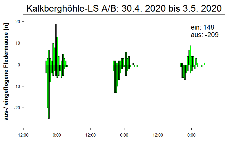 [Fledermaus] Lichtschranke: Segeberger Kalkberg (NABU Schleswig-Holstein)