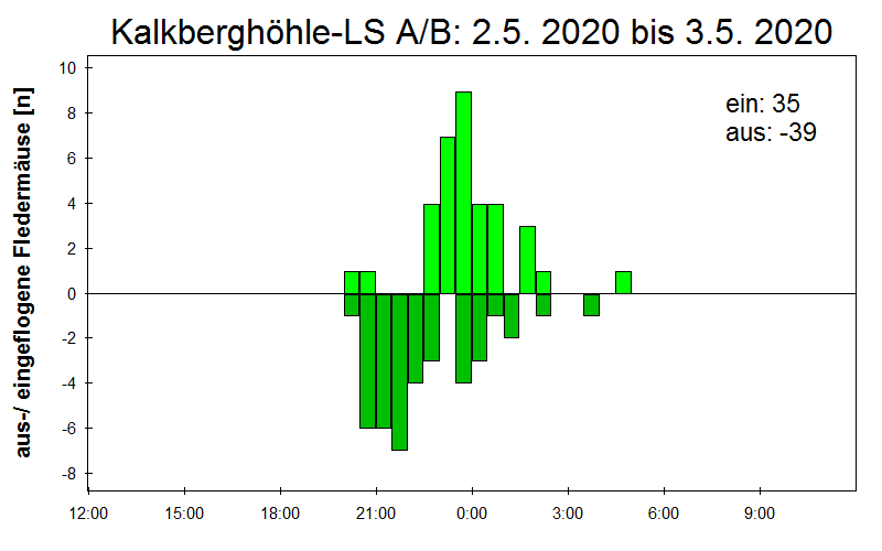 [Fledermaus] Lichtschranke: Segeberger Kalkberg (NABU Schleswig-Holstein)