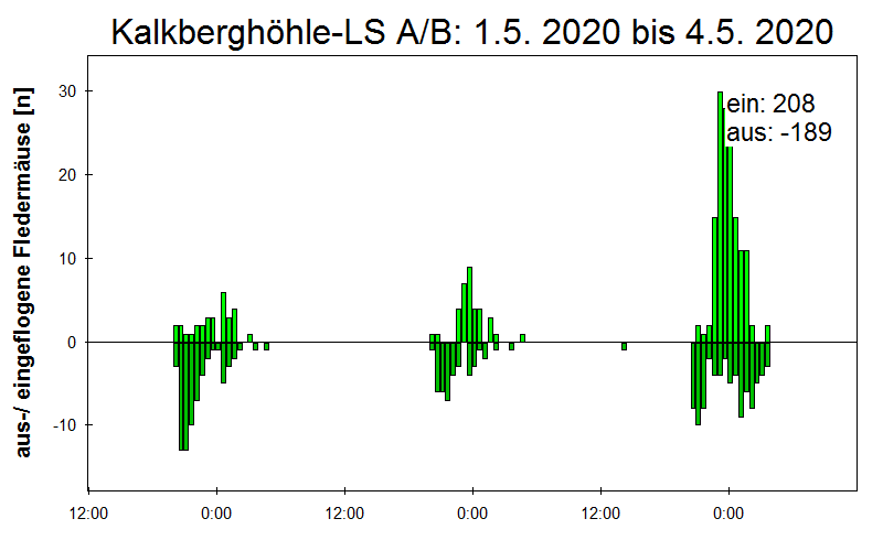 [Fledermaus] Lichtschranke: Segeberger Kalkberg (NABU Schleswig-Holstein)