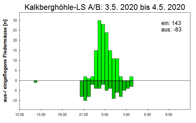 [Fledermaus] Lichtschranke: Segeberger Kalkberg (NABU Schleswig-Holstein)