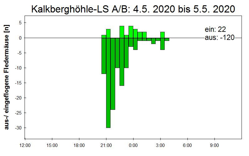 [Fledermaus] Lichtschranke: Segeberger Kalkberg (NABU Schleswig-Holstein)