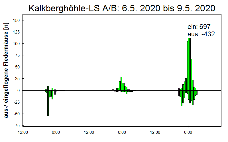 [Fledermaus] Lichtschranke: Segeberger Kalkberg (NABU Schleswig-Holstein)