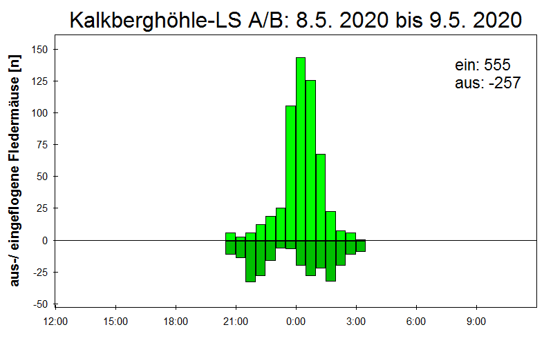 [Fledermaus] Lichtschranke: Segeberger Kalkberg (NABU Schleswig-Holstein)