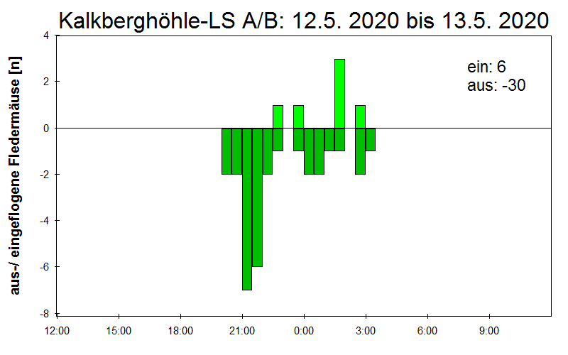 [Fledermaus] Lichtschranke: Segeberger Kalkberg (NABU Schleswig-Holstein)