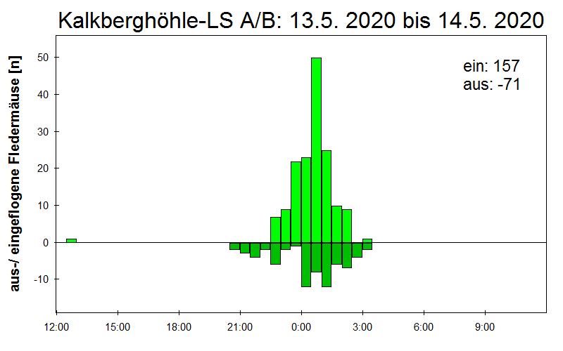 [Fledermaus] Lichtschranke: Segeberger Kalkberg (NABU Schleswig-Holstein)