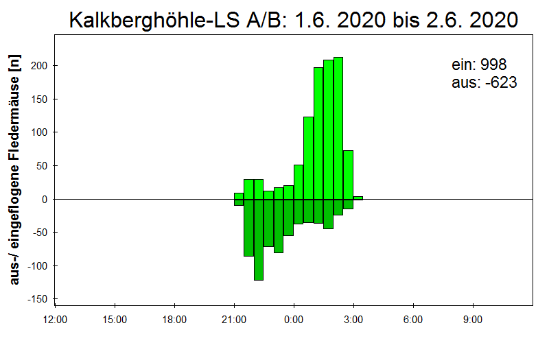 [Fledermaus] Lichtschranke: Segeberger Kalkberg (NABU Schleswig-Holstein)