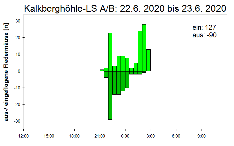 [Fledermaus] Lichtschranke: Segeberger Kalkberg (NABU Schleswig-Holstein)