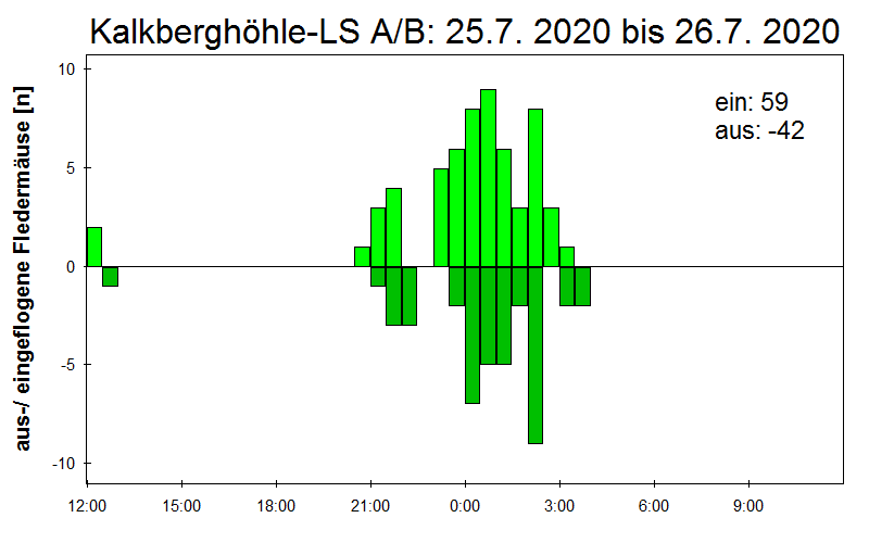 [Fledermaus] Lichtschranke: Segeberger Kalkberg (NABU Schleswig-Holstein)