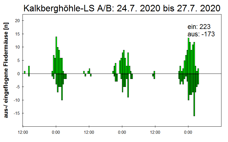 [Fledermaus] Lichtschranke: Segeberger Kalkberg (NABU Schleswig-Holstein)
