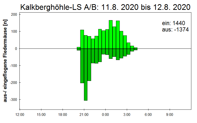 [Fledermaus] Lichtschranke: Segeberger Kalkberg (NABU Schleswig-Holstein)