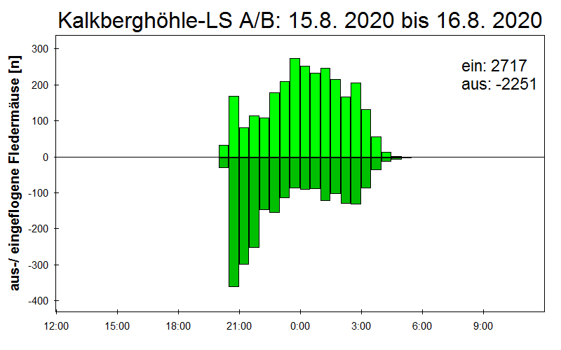 [Fledermaus] Lichtschranke: Segeberger Kalkberg (NABU Schleswig-Holstein)