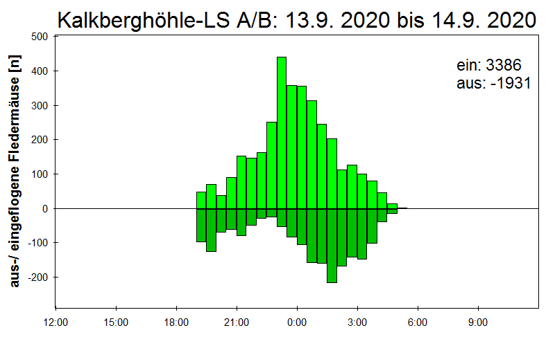 [Fledermaus] Lichtschranke: Segeberger Kalkberg (NABU Schleswig-Holstein)