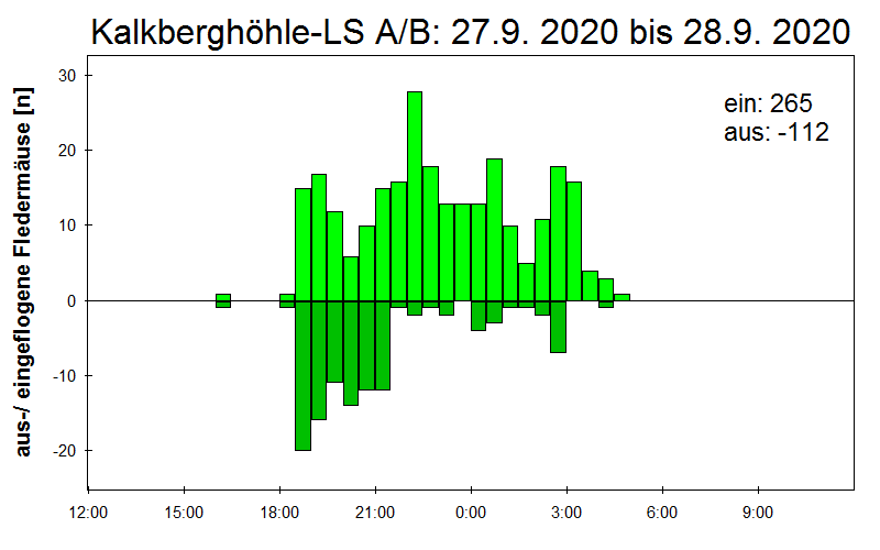 [Fledermaus] Lichtschranke: Segeberger Kalkberg (NABU Schleswig-Holstein)