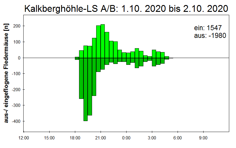 [Fledermaus] Lichtschranke: Segeberger Kalkberg (NABU Schleswig-Holstein)