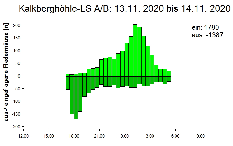 [Fledermaus] Lichtschranke: Segeberger Kalkberg (NABU Schleswig-Holstein)