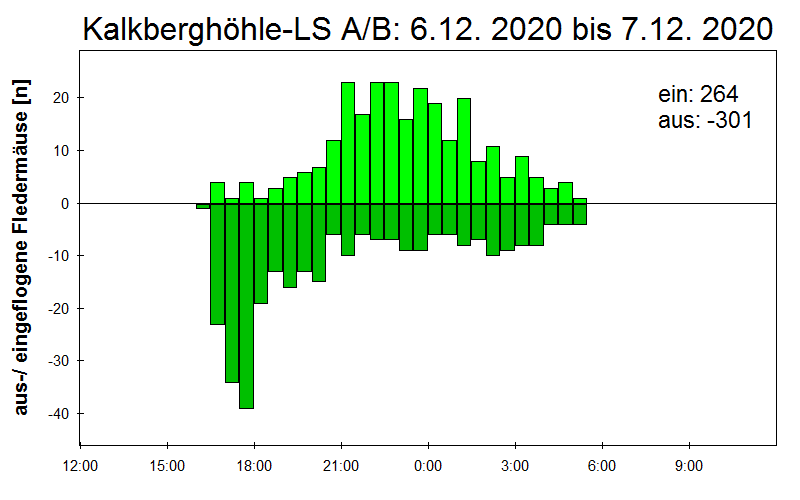 [Fledermaus] Lichtschranke: Segeberger Kalkberg (NABU Schleswig-Holstein)