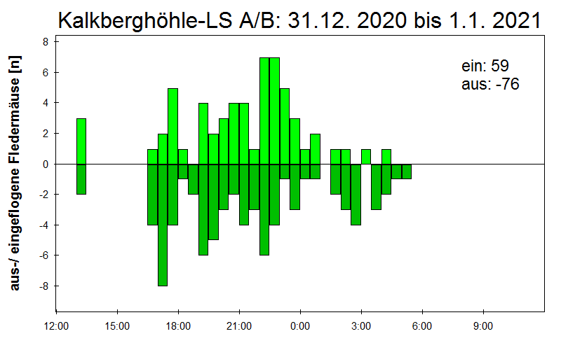 [Fledermaus] Lichtschranke: Segeberger Kalkberg (NABU Schleswig-Holstein)