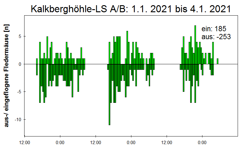 [Fledermaus] Lichtschranke: Segeberger Kalkberg (NABU Schleswig-Holstein)