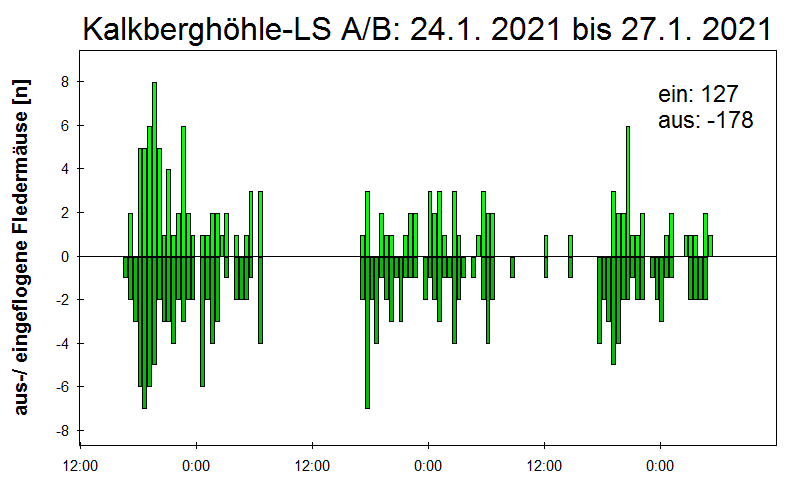 [Fledermaus] Lichtschranke: Segeberger Kalkberg (NABU Schleswig-Holstein)