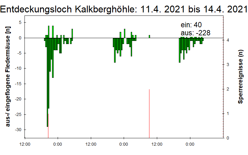 [Fledermaus] Lichtschranke: Segeberger Kalkberg (NABU Schleswig-Holstein)
